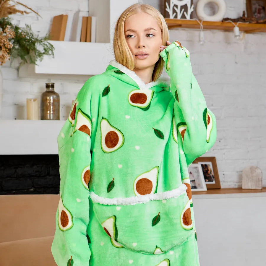 Plaid à capuche - PlaidAvocado™