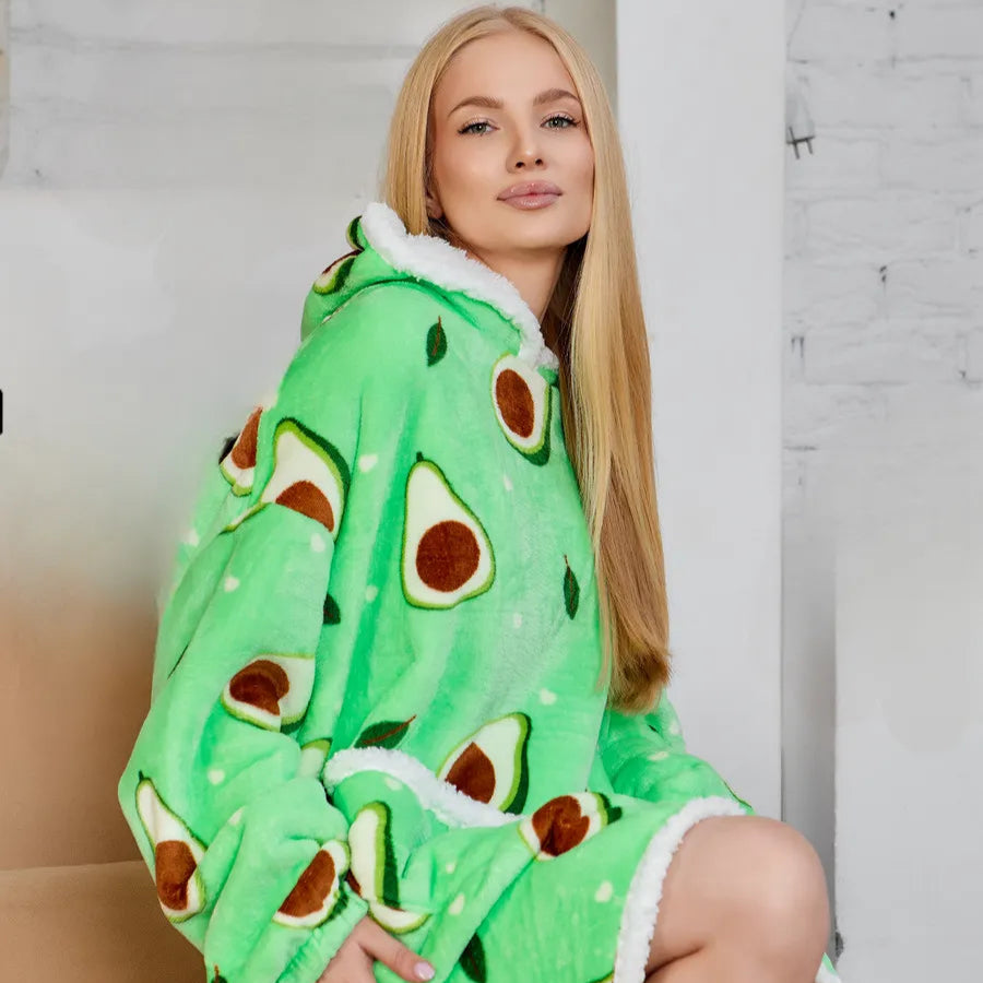 Plaid à capuche - PlaidAvocado™