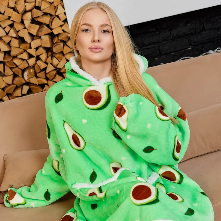 Plaid à capuche - PlaidAvocado™