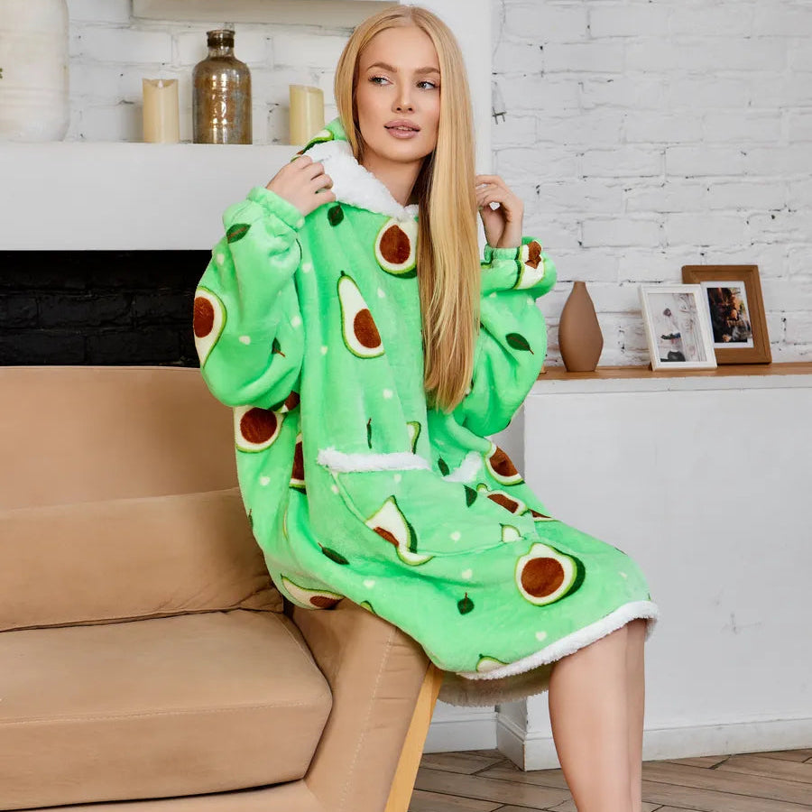 Plaid à capuche - PlaidAvocado™