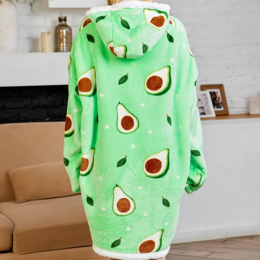 Plaid à capuche - PlaidAvocado™