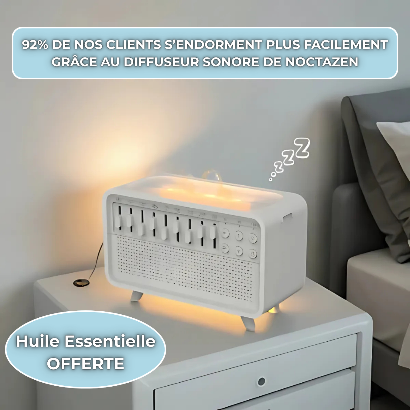 Diffuseur Sonore & Aromatique - ZenNocturne™