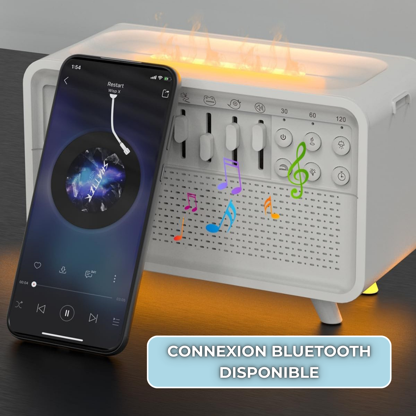 Diffuseur Sonore & Aromatique - ZenNocturne™