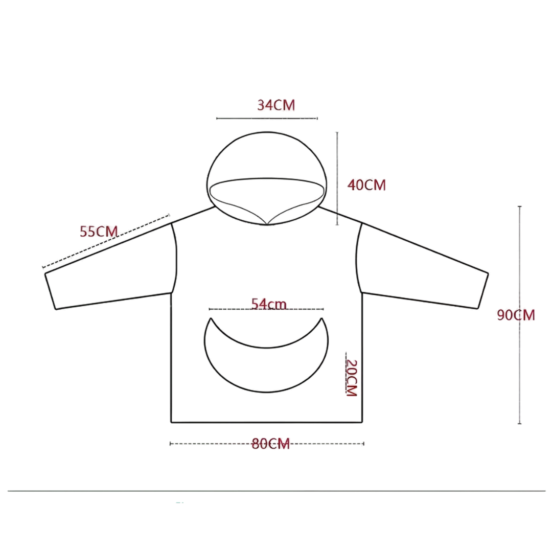 Plaid à capuche - PlaidAvocado™