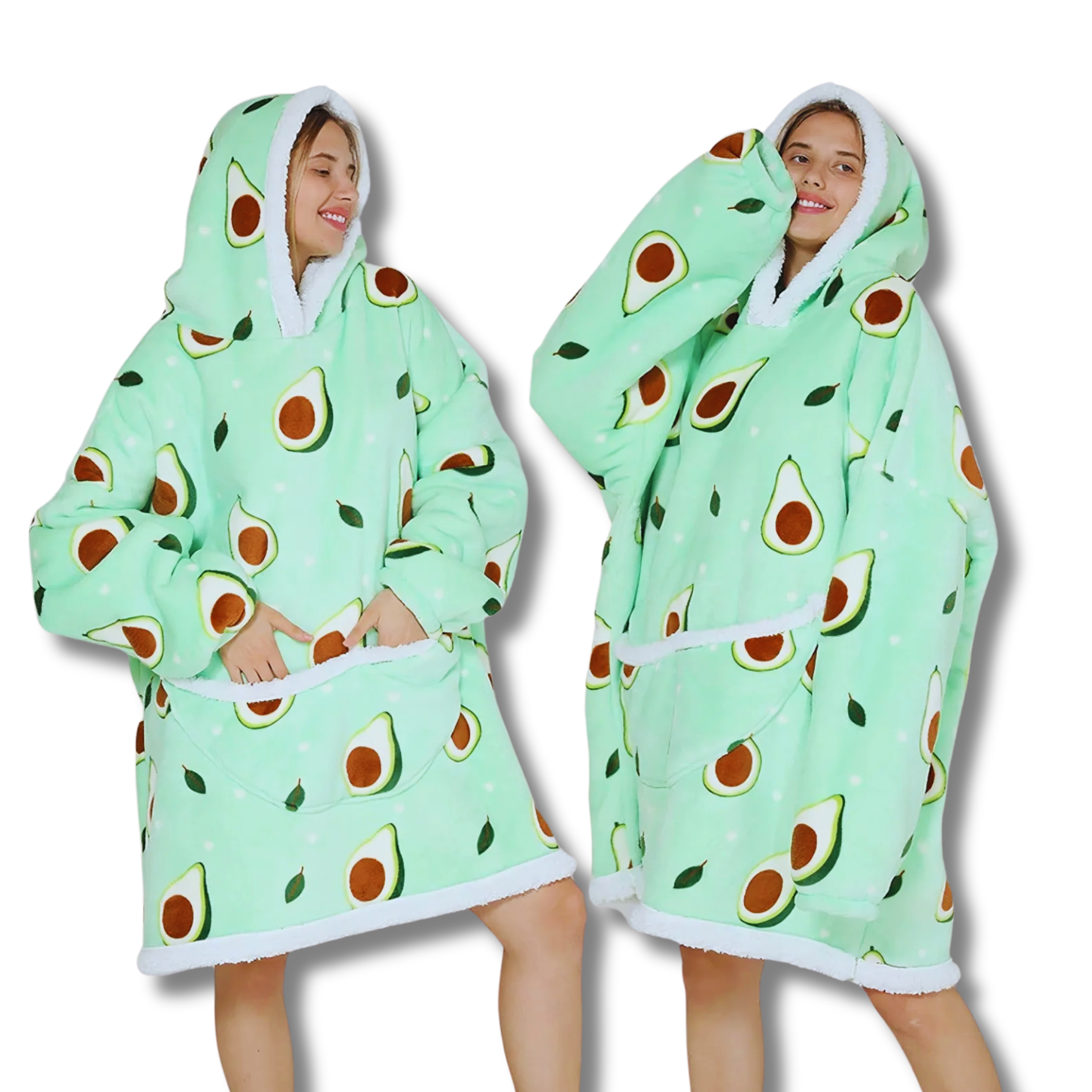 Plaid à capuche - PlaidAvocado™