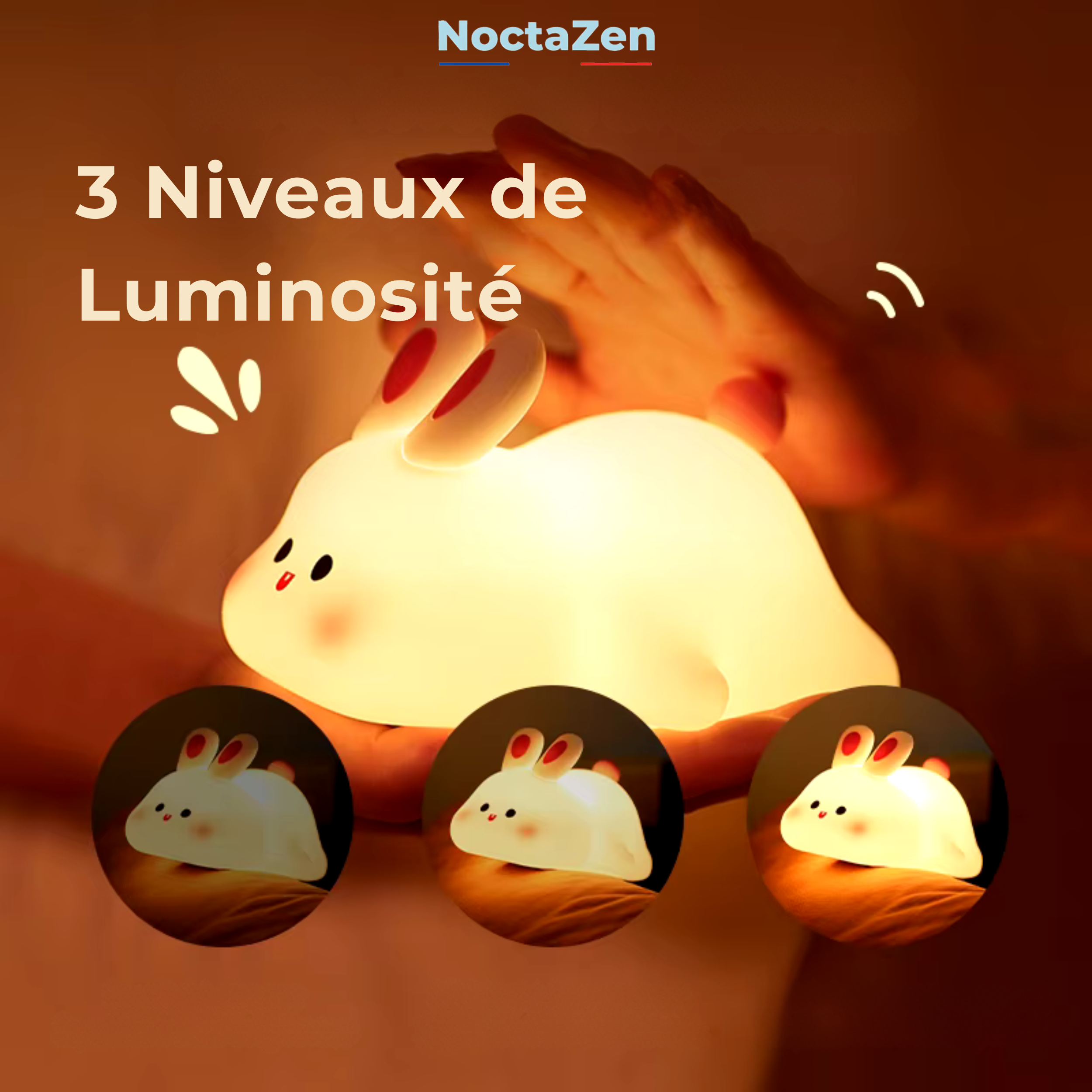 Veilleuse adorable en forme d'animal - Lumi'Zen