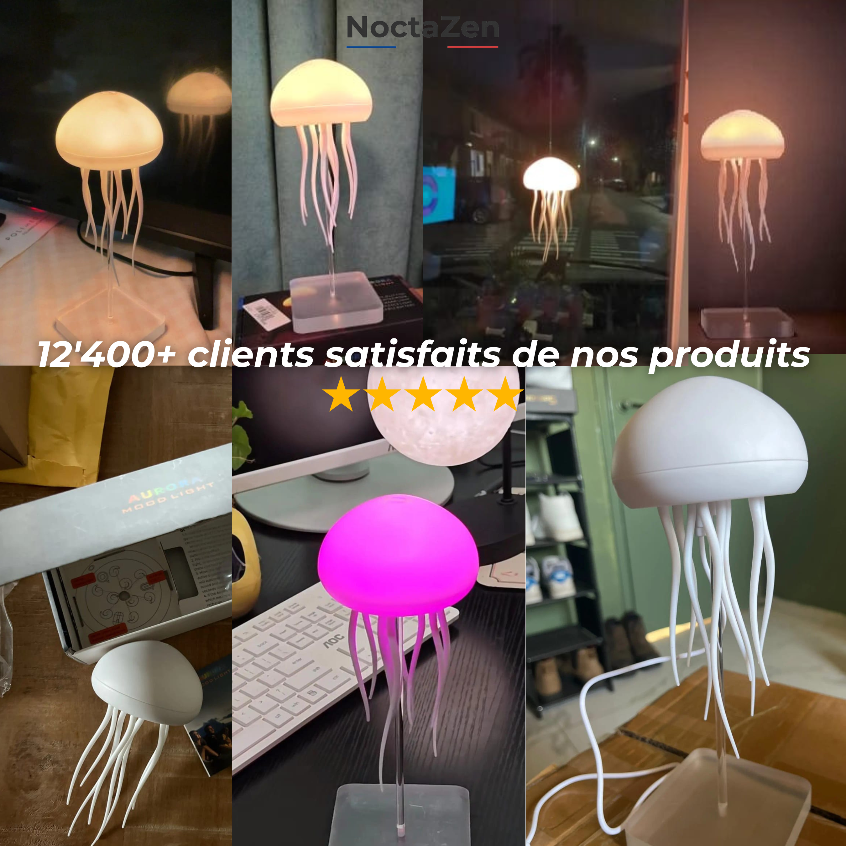 Lampe Méduse Relaxante - JellyZen™