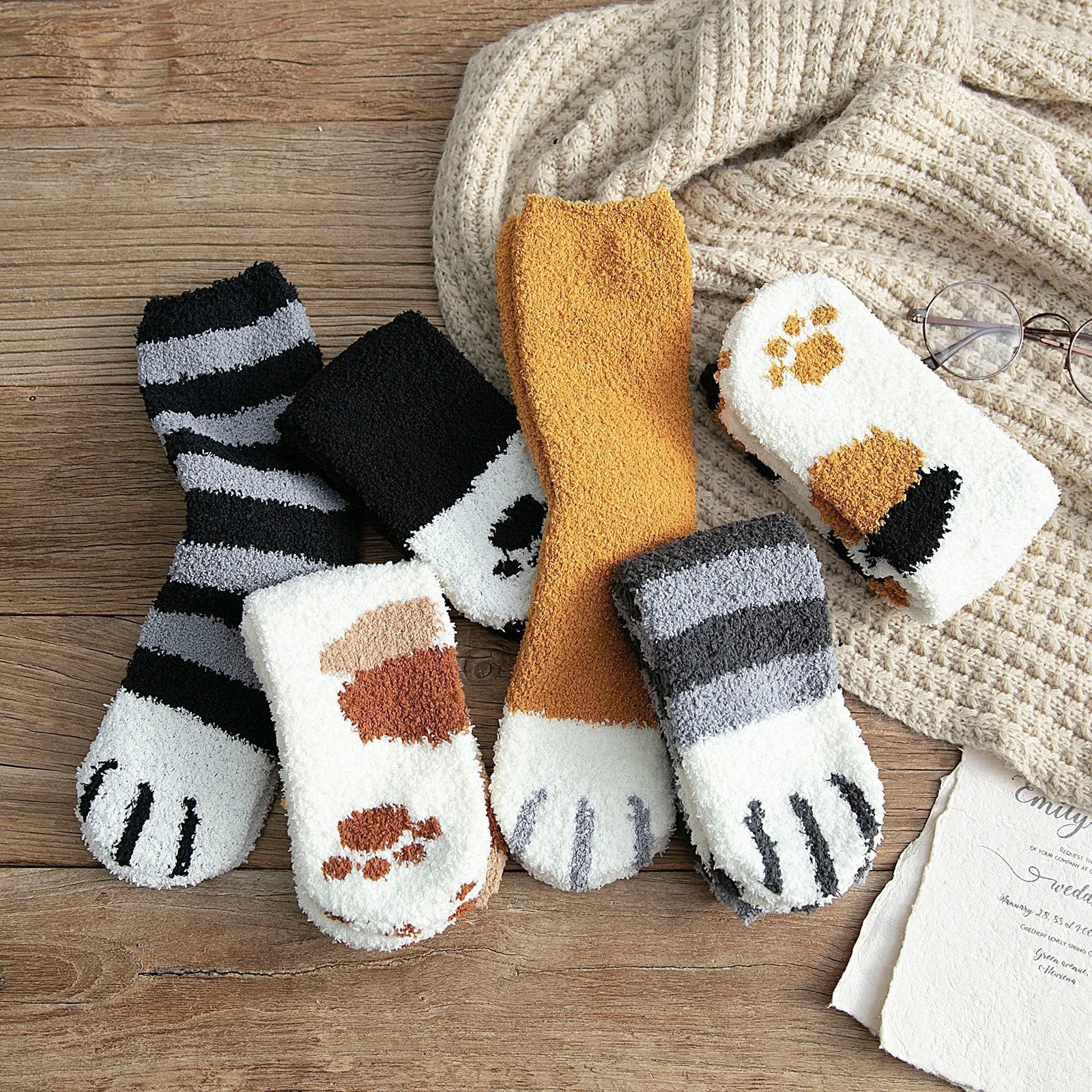Chaussettes Pattes de Chat - NoctaPaw™