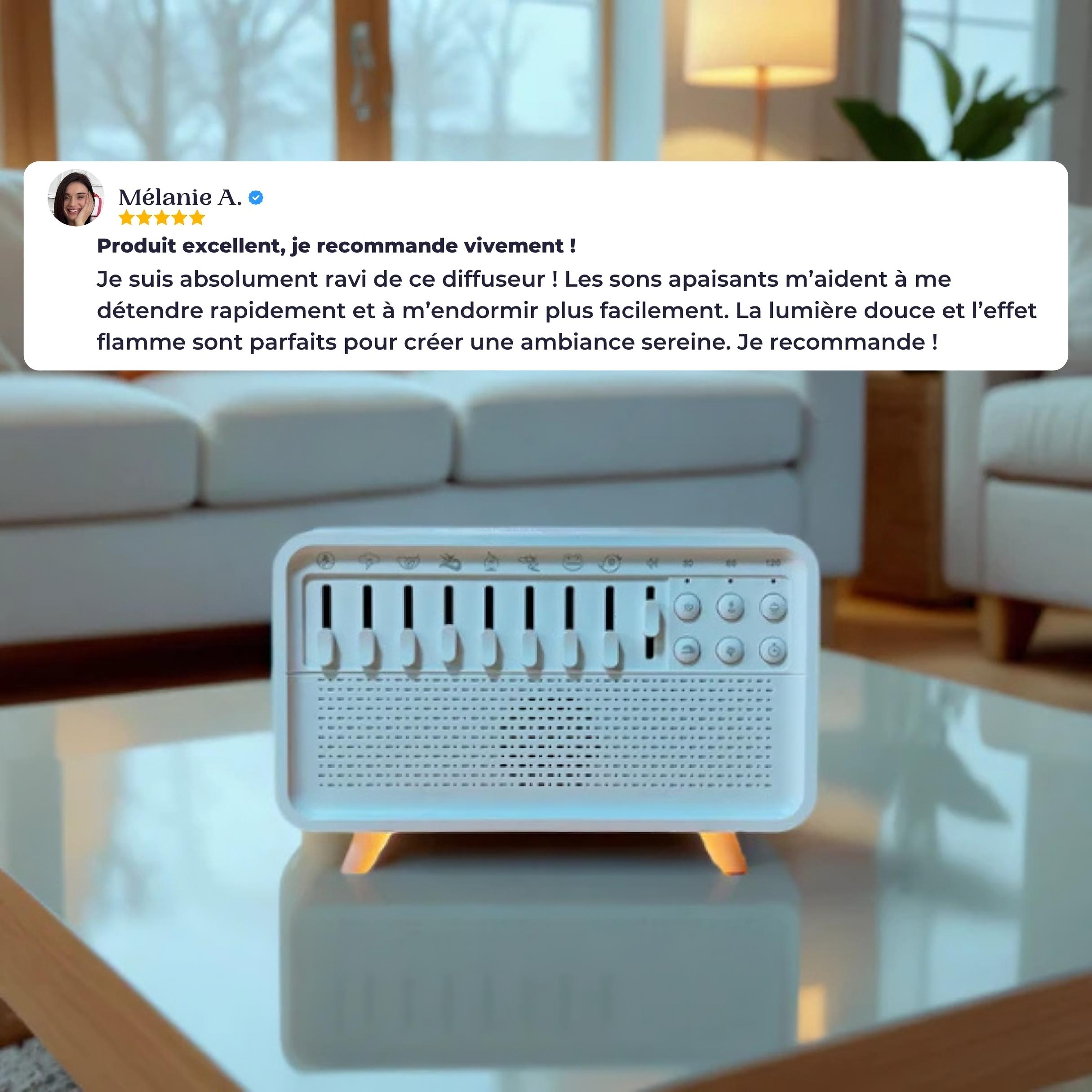 Diffuseur Sonore & Aromatique - ZenNocturne™